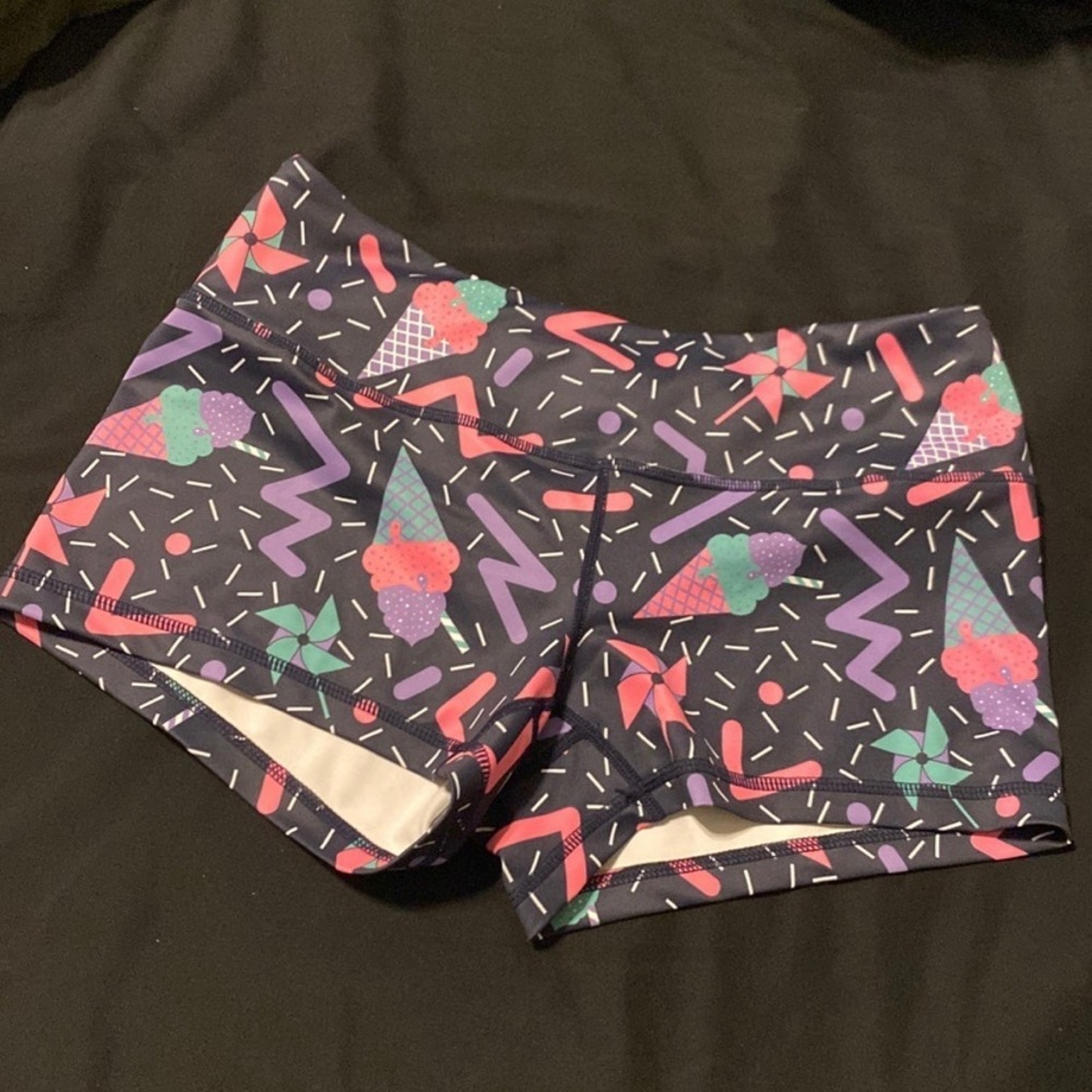 FEED ME FIGHT ME WORKOUT SHORTS